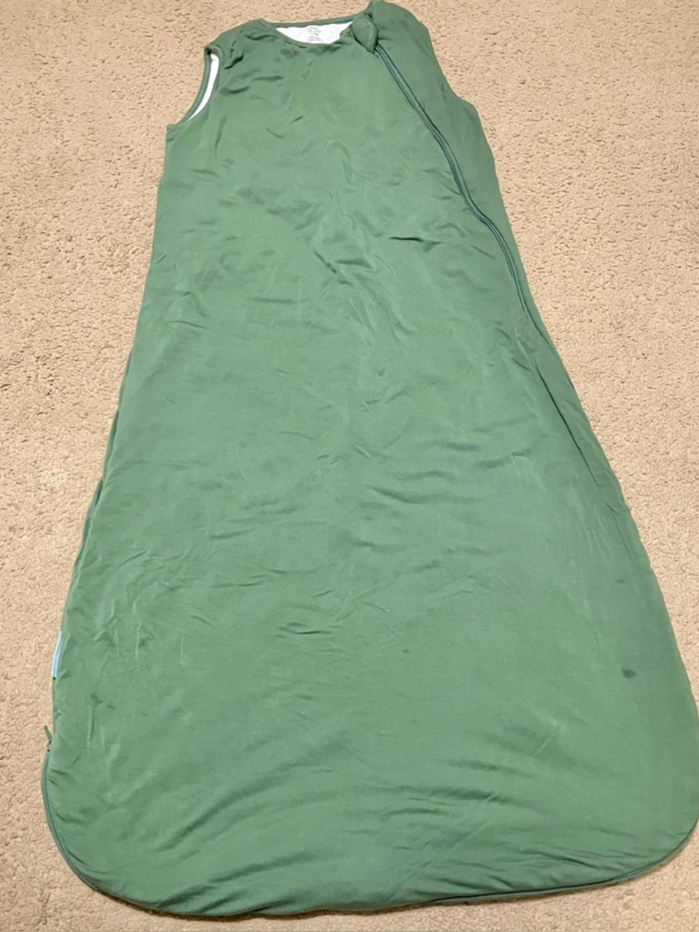 PurComfy Luxedream Green Bamboo 1.0 TOG Sleep Sack Wearable Blanket Baby 15-24 M